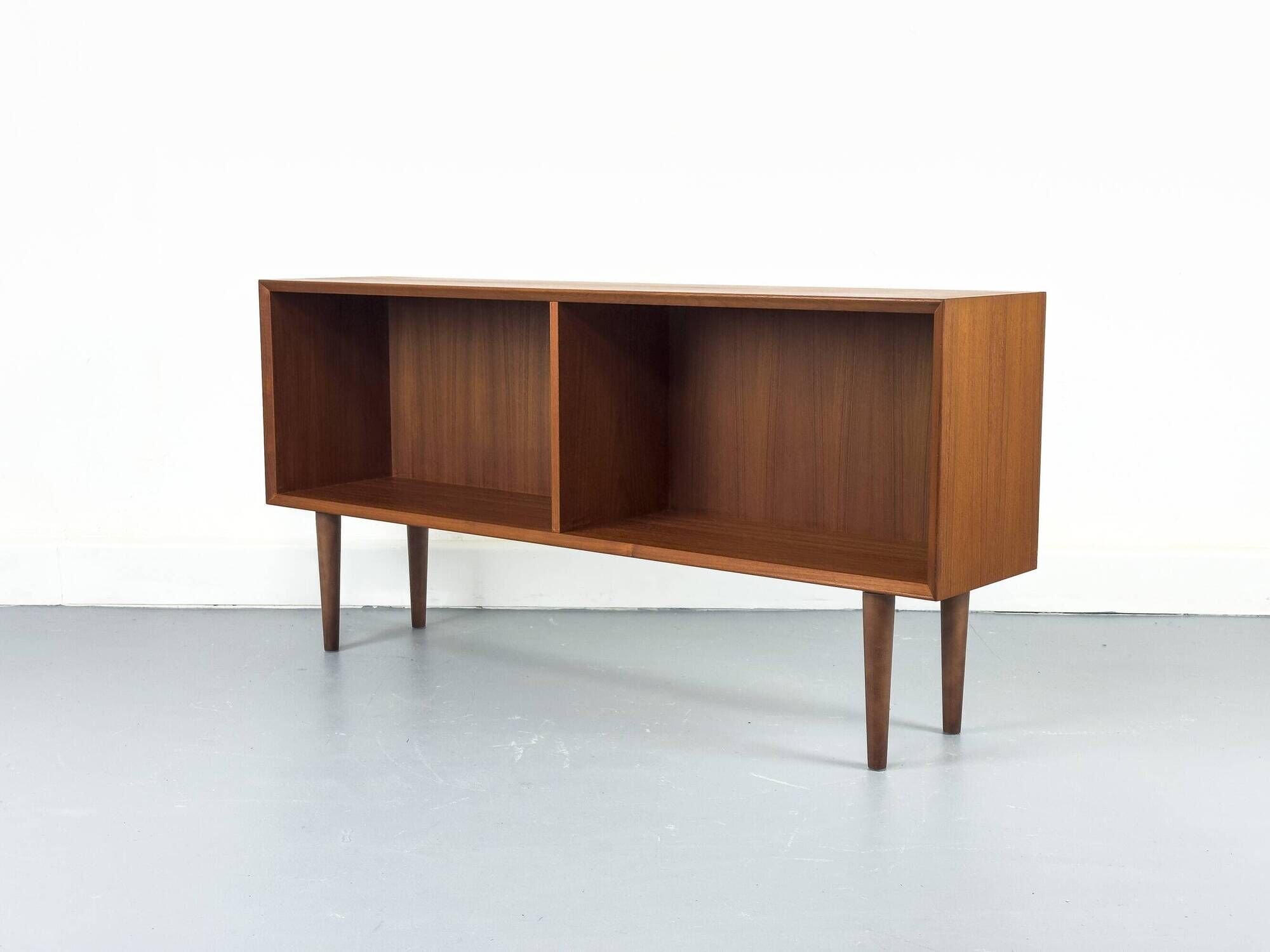 Low Teak Shelf from Brouer Furniture Factory, 1960s