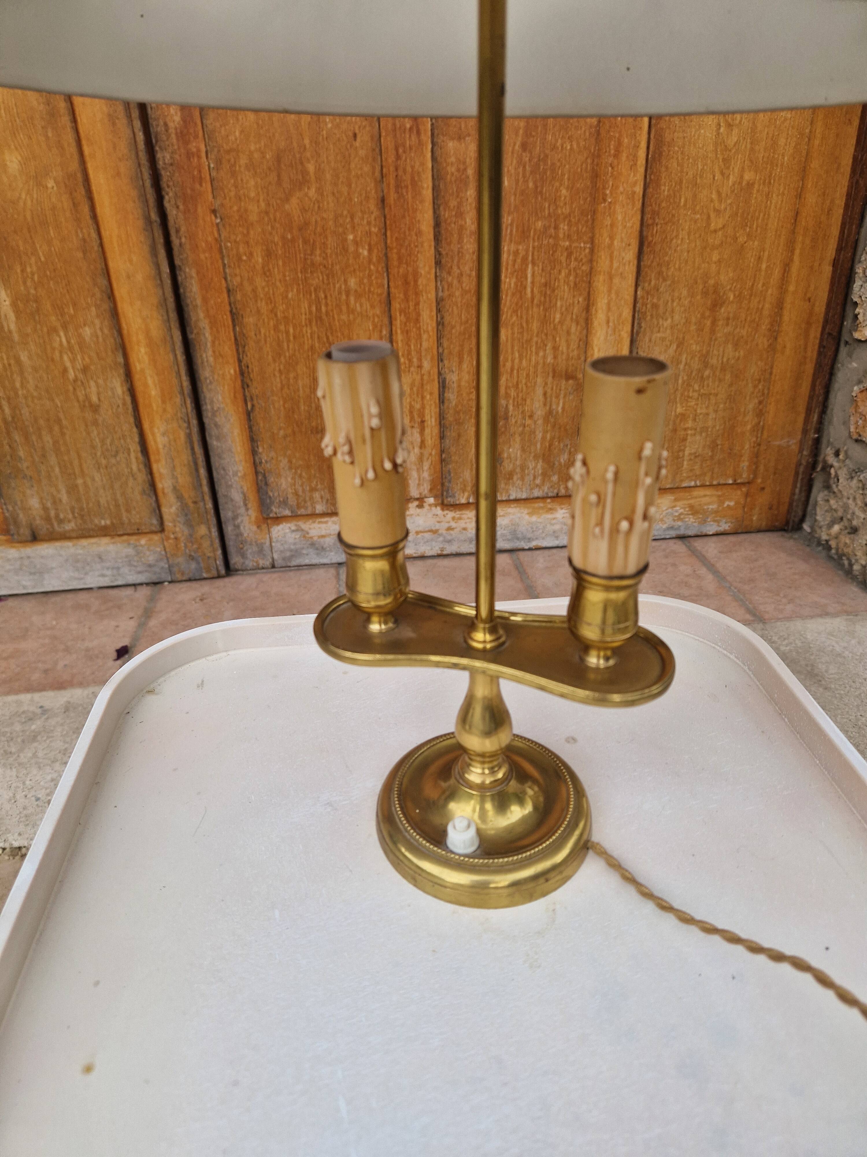 Lampe bouillotte en bronze