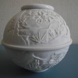 old Limoges Deshoulières porcelain tealight holder