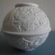 old Limoges Deshoulières porcelain tealight holder