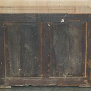 17th Century Antique Oak Commode with Two Rows of Drawers