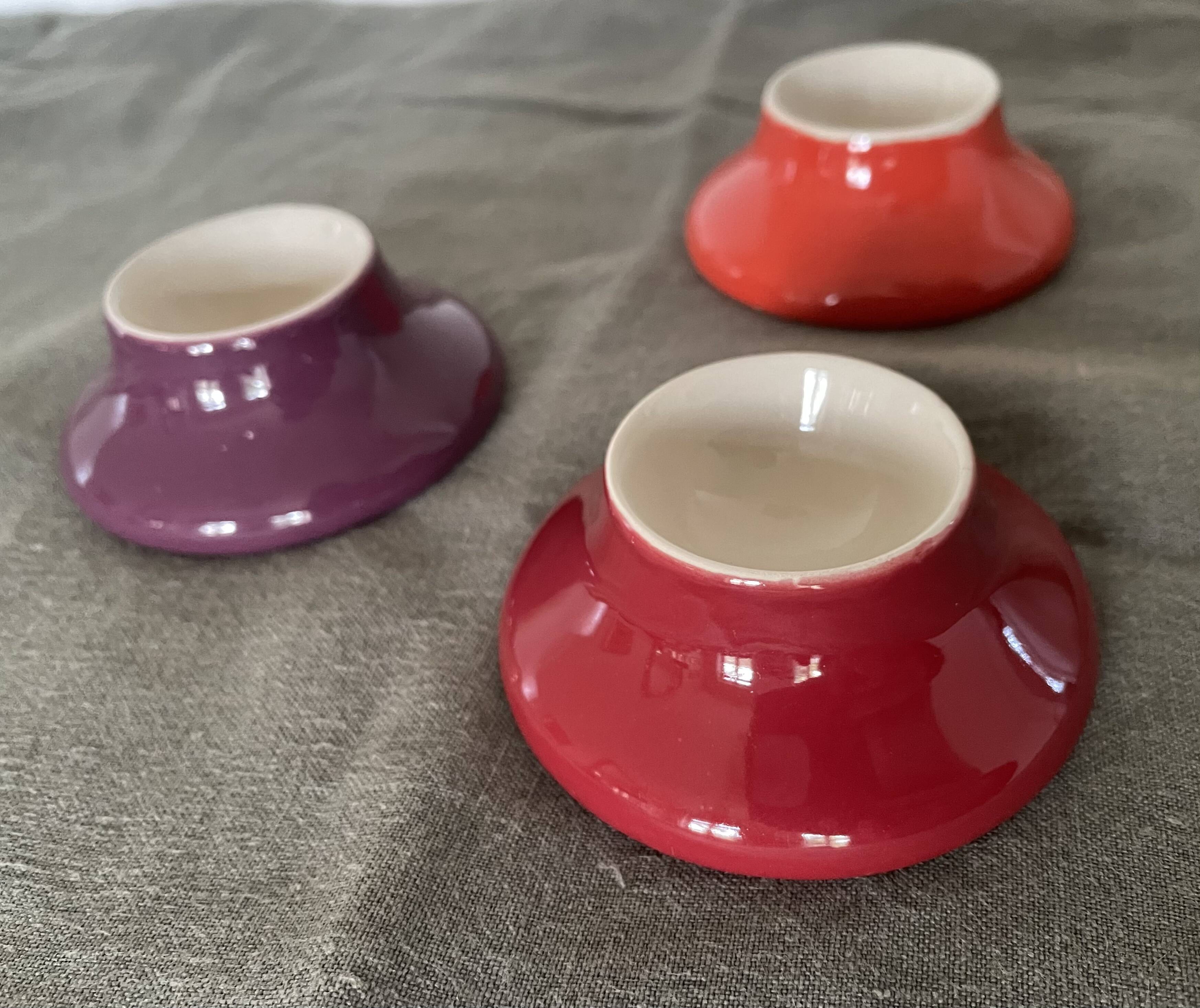 70´S earthenware egg cups