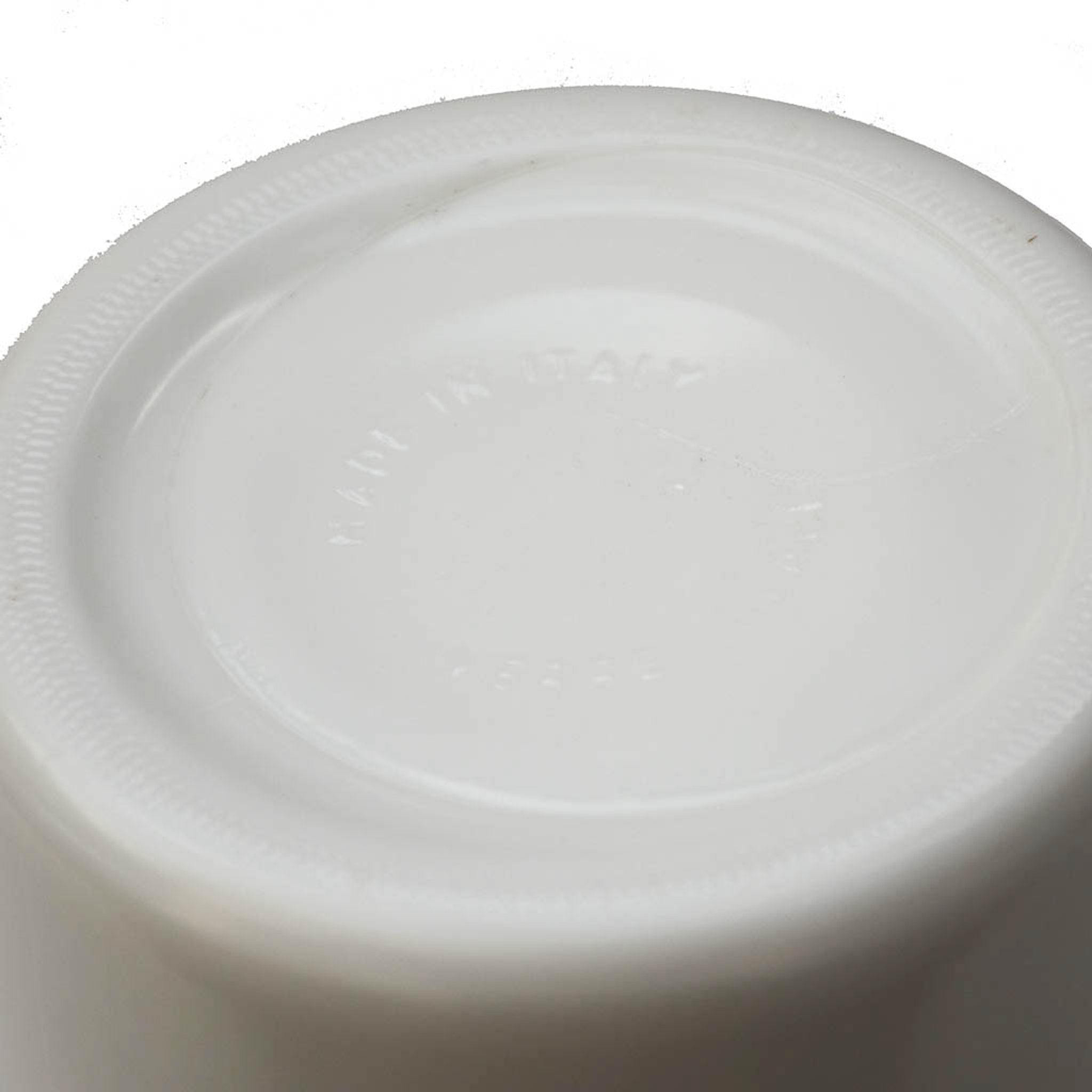 Lot 7 white opal glass jars with vintage airtight lid