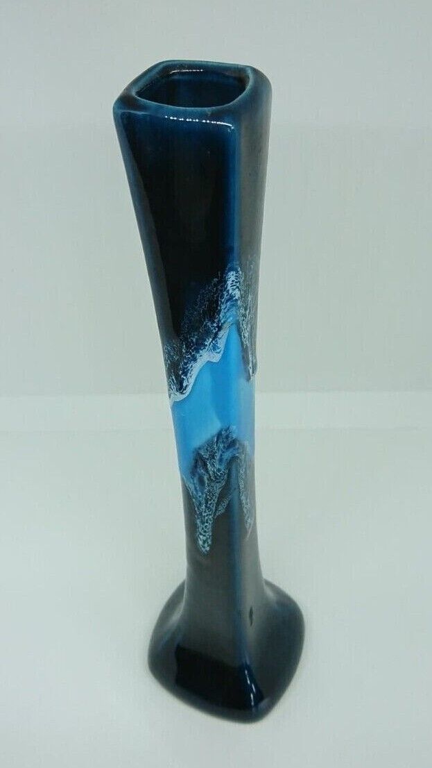 Vase Soliflore Vallauris in blue shades