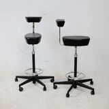 Pair of high stools by Georges Nelson, Vitra, 2001