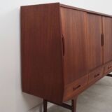 Teak highboard, Danish design, 1960s, designer: Børge Seindal, manufacturer: Westergaard
