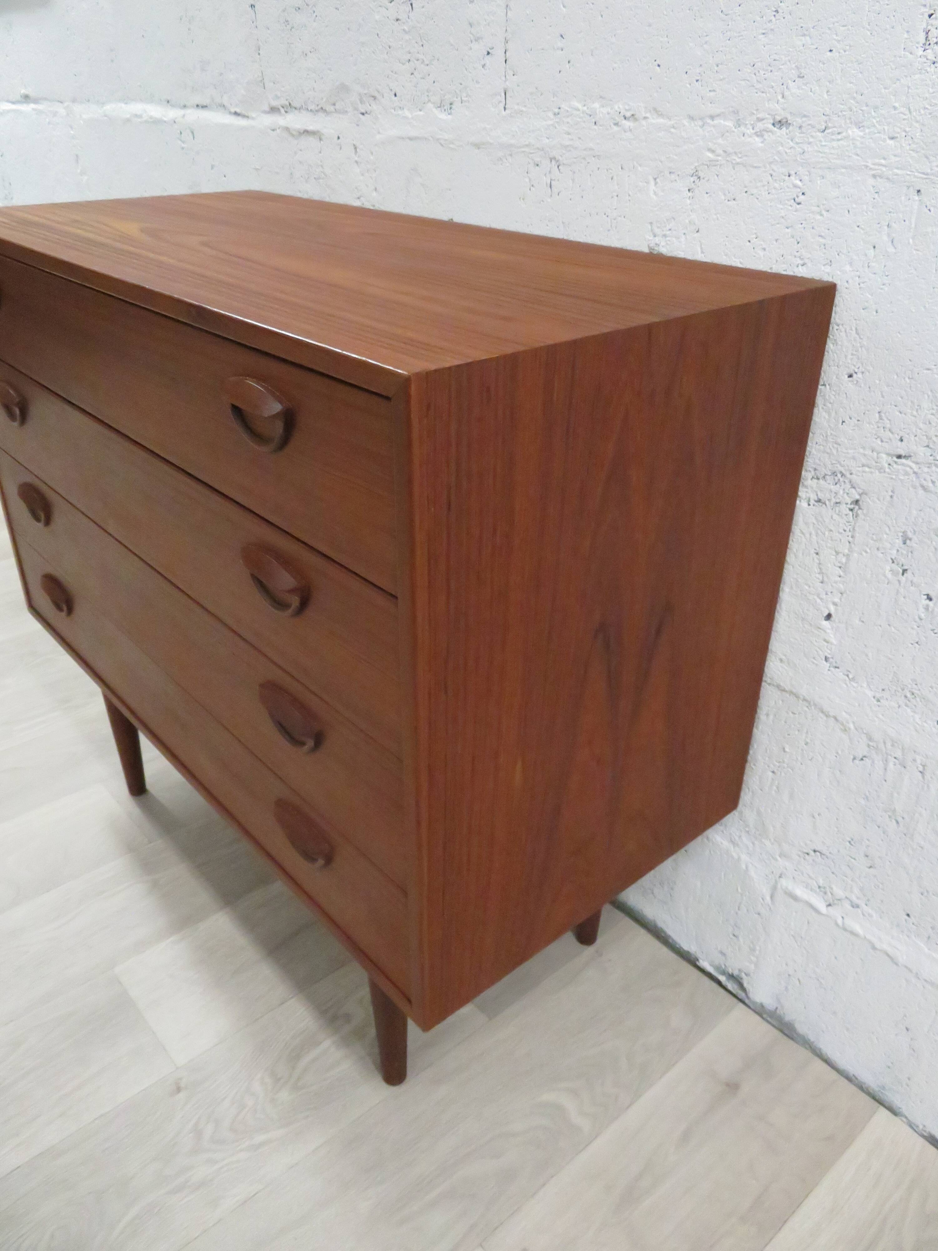 Scandinavian dresser by Kai Kristiansen vintage teak, 60