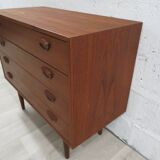 Scandinavian dresser by Kai Kristiansen vintage teak, 60