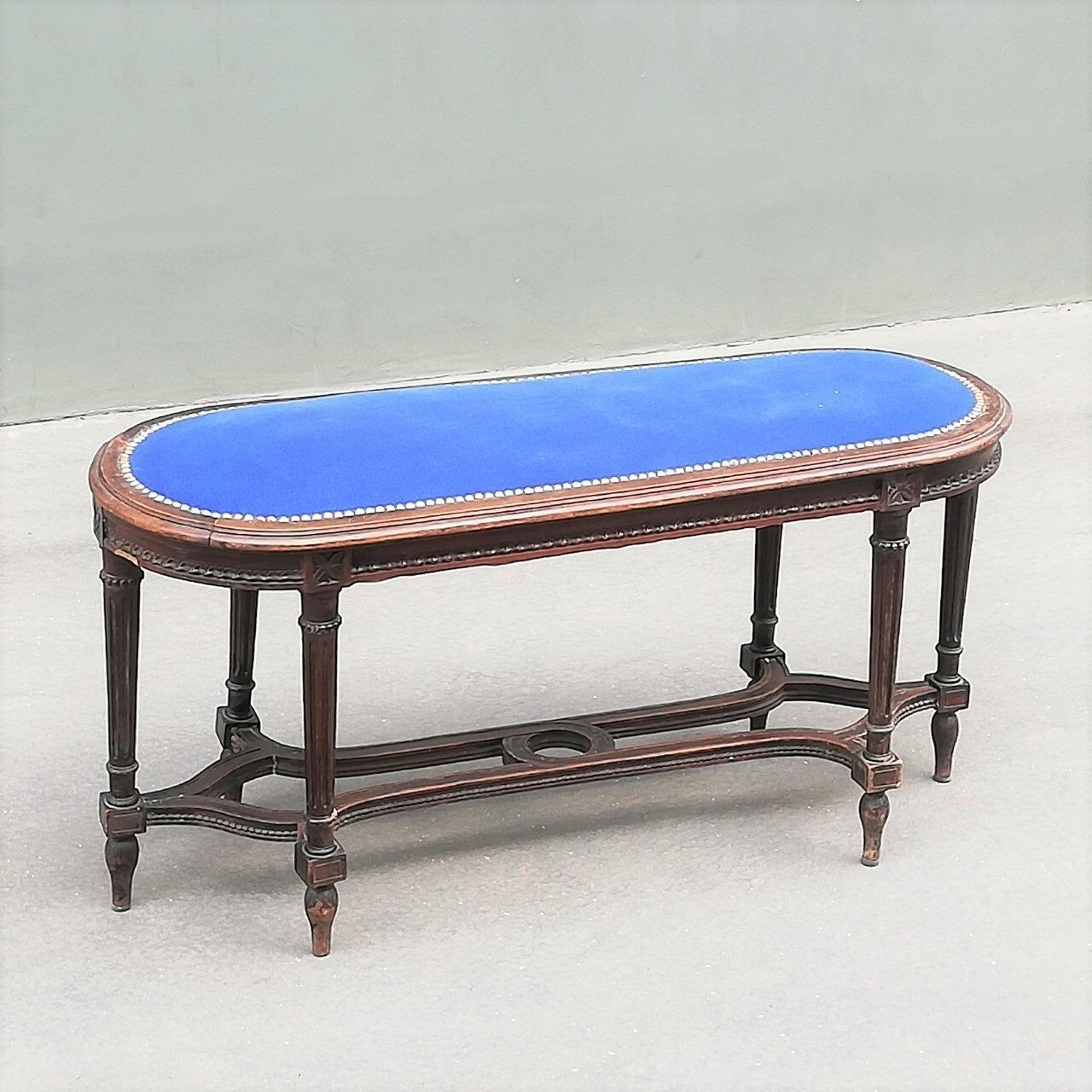 Banc en bois de style Louis XVI