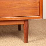 Danish teak chest of drawers, 4 drawers by Arne Vodder for Sibast 1960.