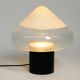 1960s Italian two-piece Murano glass table lamp by Roberto Pamio for Leucos