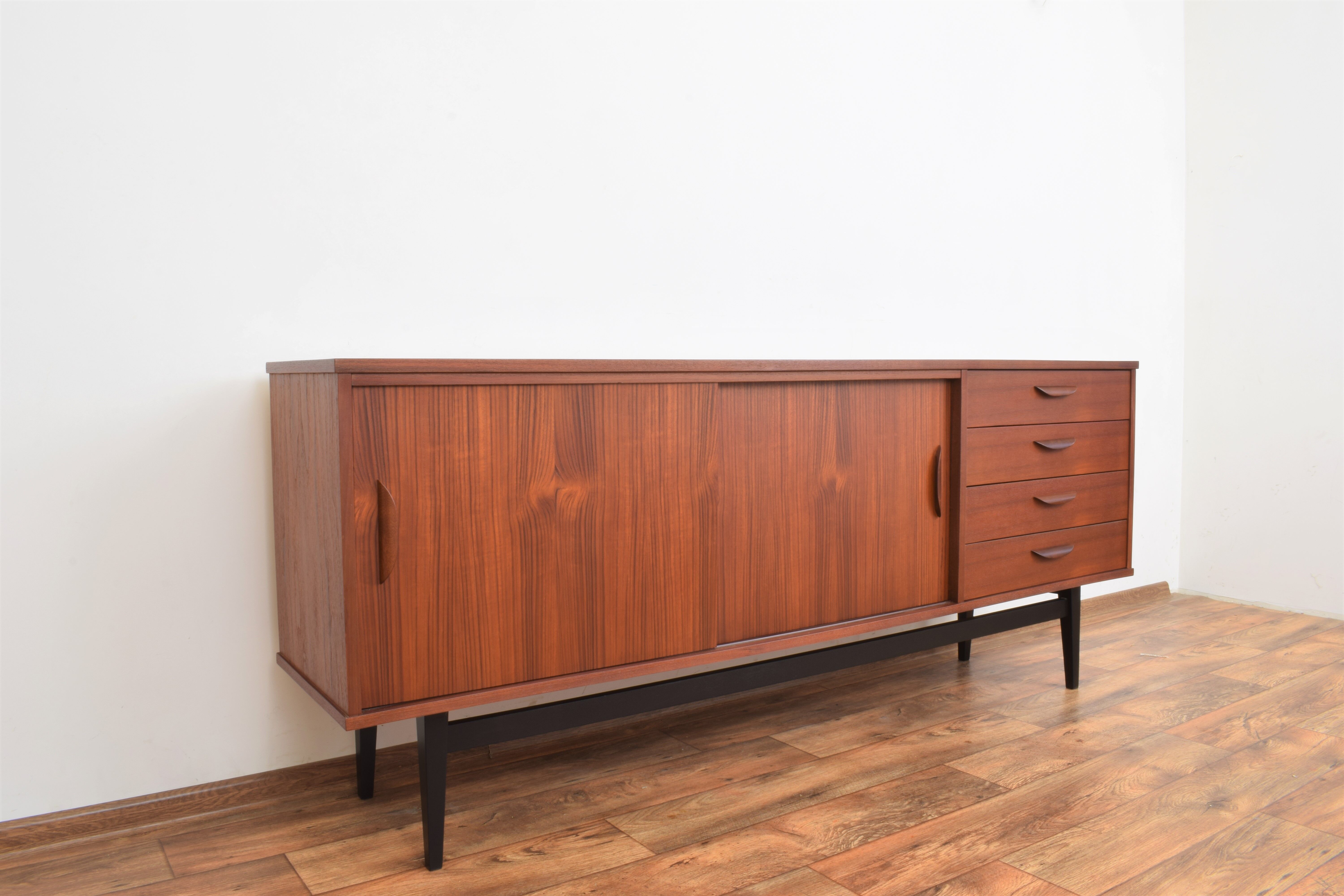Mid-Century German Teak Sideboard, 1960s.