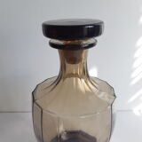 Vintage decanter in grey glass