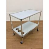 1970 minimalist serving in brushed aluminum reversible tray