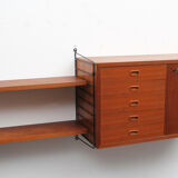 Wall unit with drawers by Nisse Strinning