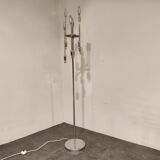 Vintage chrome 12 light floor lamp, 1970s