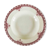 Assiette creuse Terre de Fer modèle Andrinople, Saint Amand & Hamage Nord