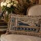 Rare 17th Century French Aubusson Tapestry Cushion with Figural Design & Tassels