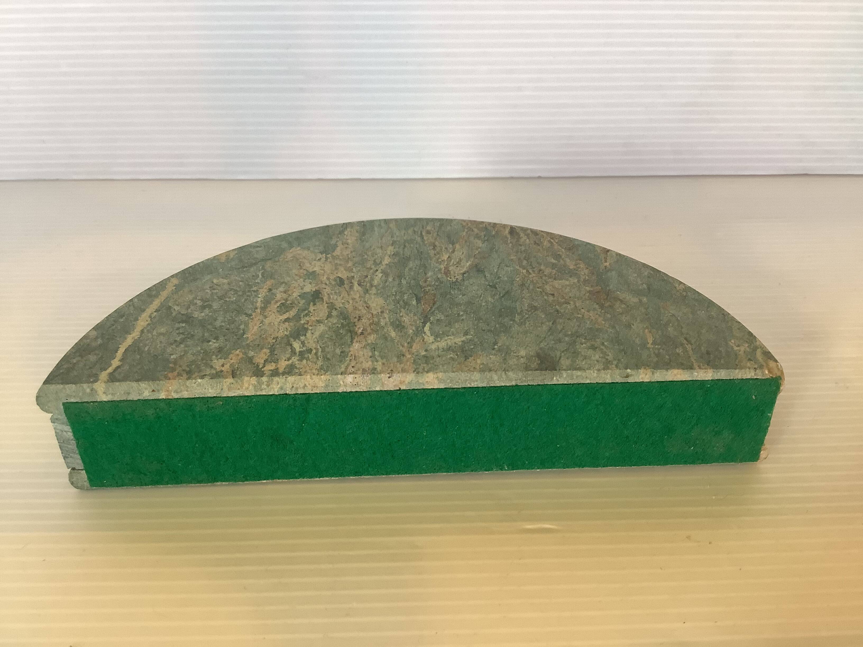Green veined marble mail holder