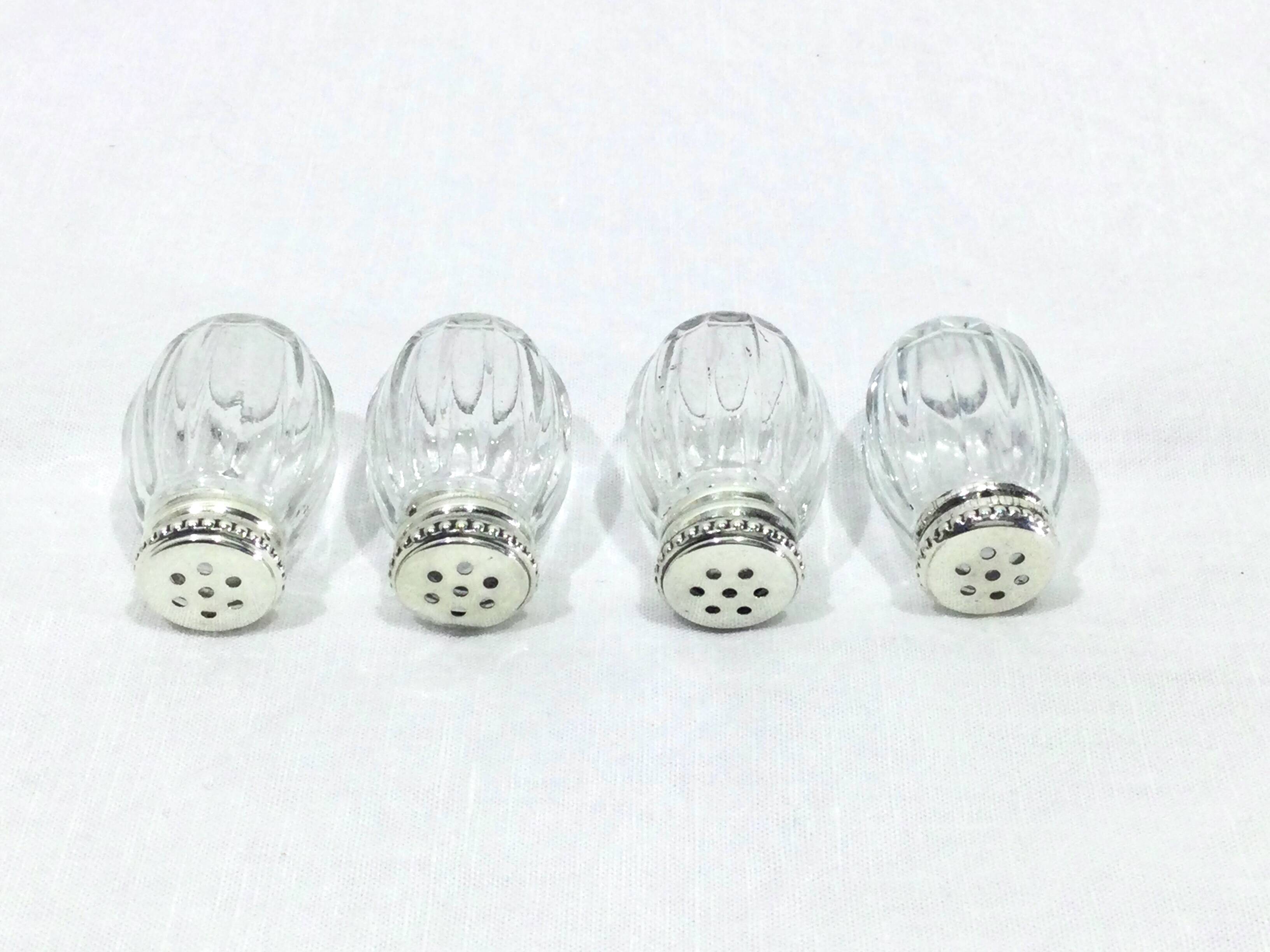 Cardeilhac – 4 solid silver salt shakers