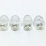 Cardeilhac – 4 solid silver salt shakers