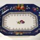 Decorative plate in fine porcelain Wegdwood & Co, 26x19cm, rare, average condition.