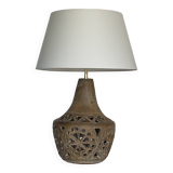 Sandstone lamp signed agnes escala