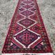 Vintage hand-knotted Hamadan runner rug from the 1960s.