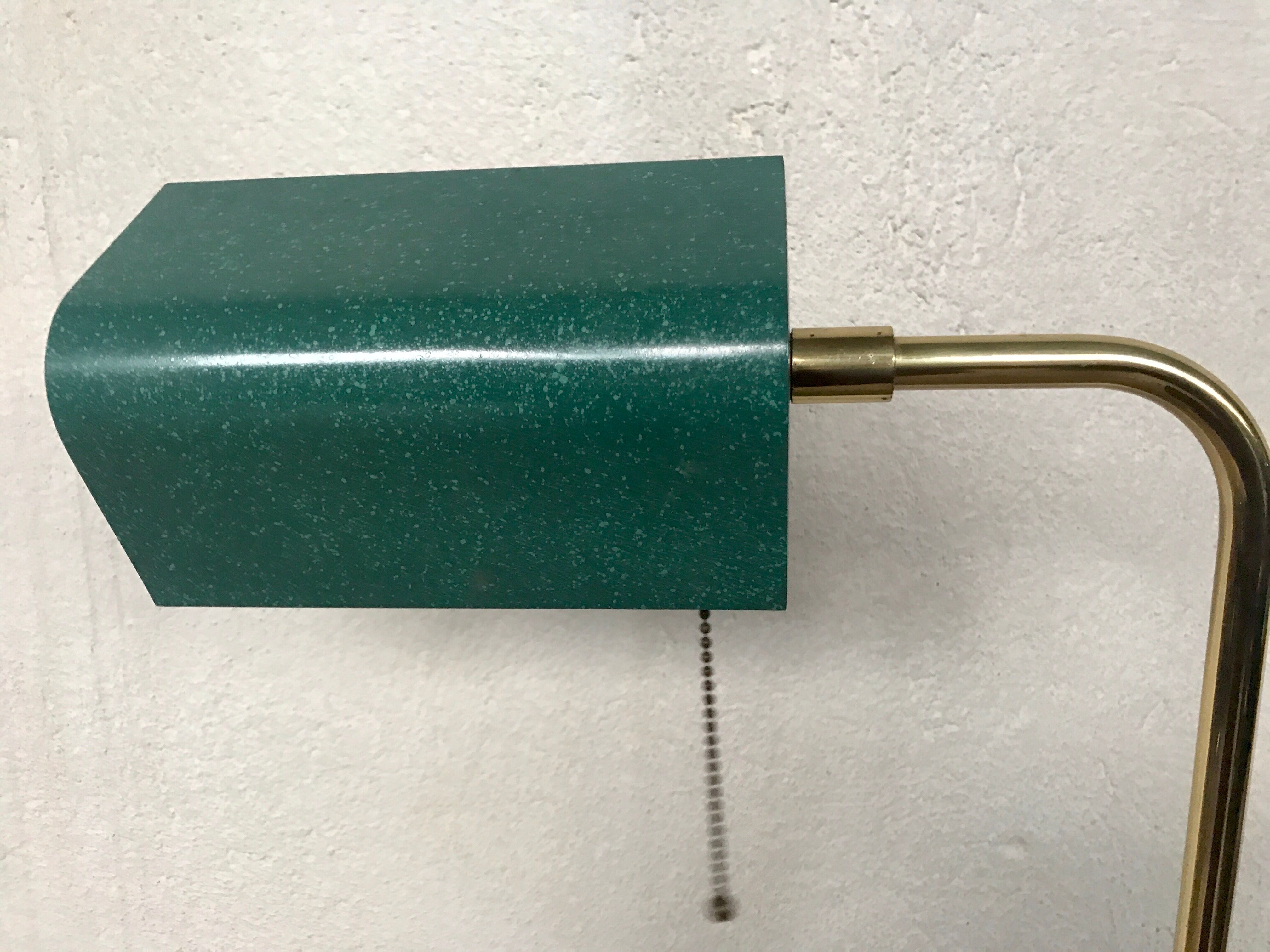 Vintage brass and metal lamppost (Deknudt)