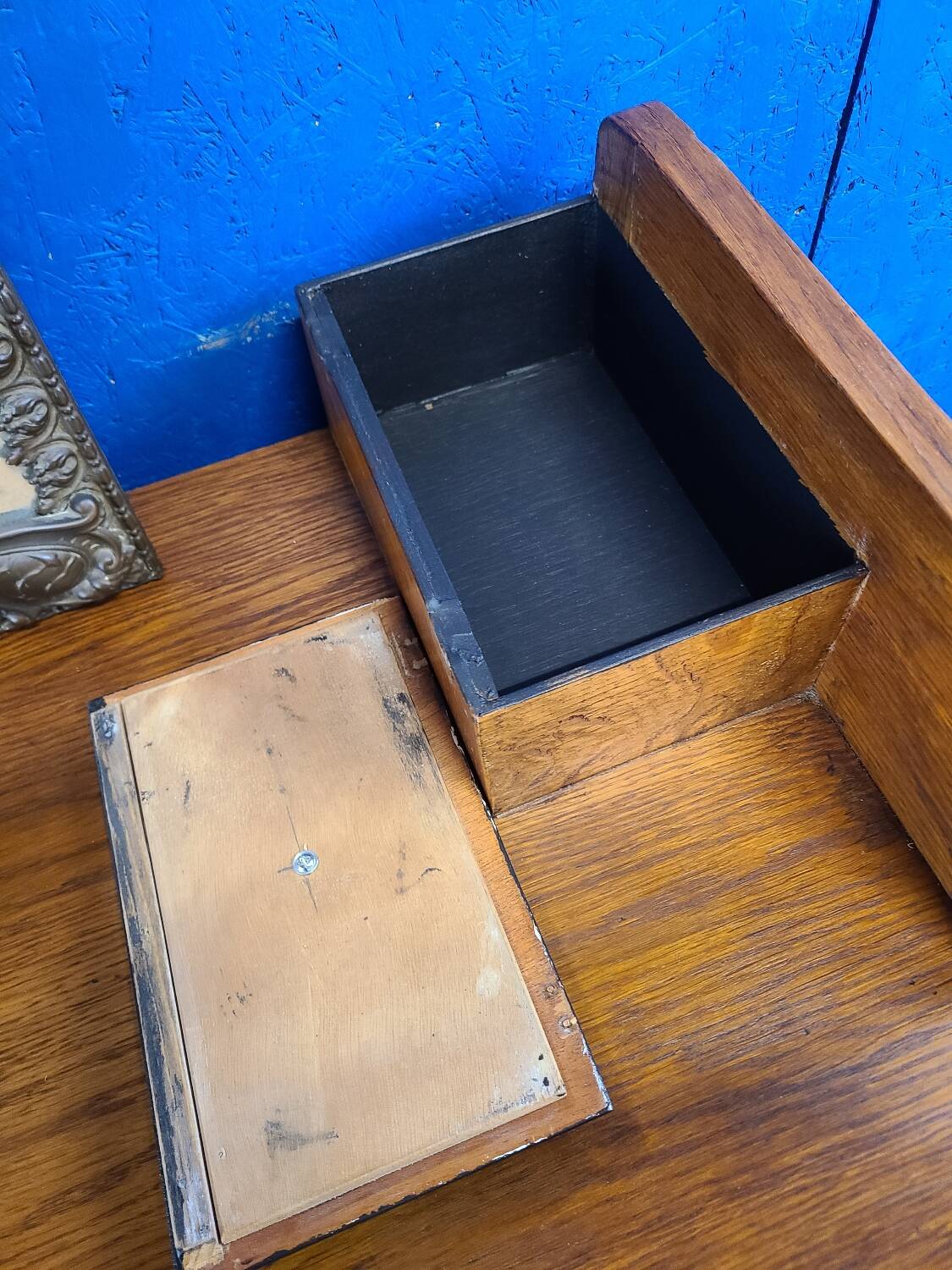 Vintage desk, compass foot dressing table