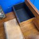 Vintage desk, compass foot dressing table