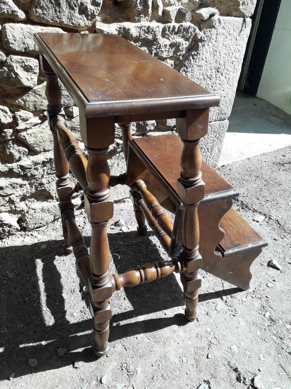 Old library stepladder