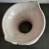Vintage twisted barbotine vase