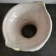 Vintage twisted barbotine vase