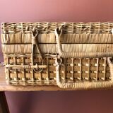 Wicker suitcase