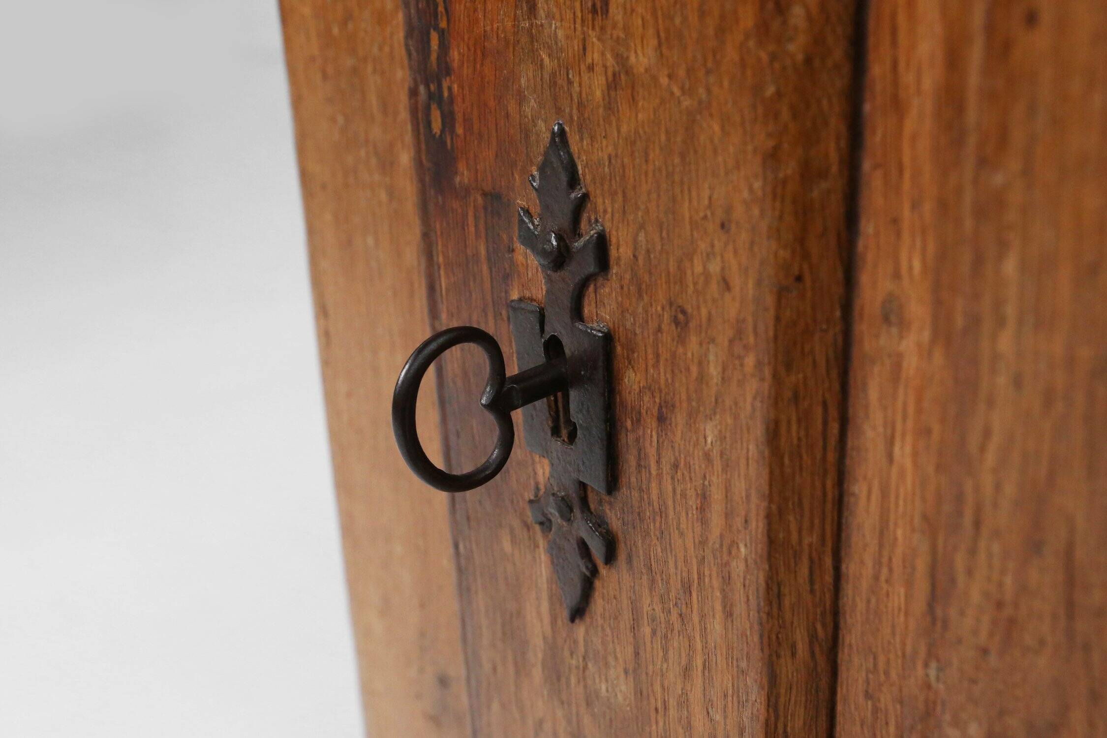 Oak Cabinet with Exceptional Patina, Belgium 18th Century