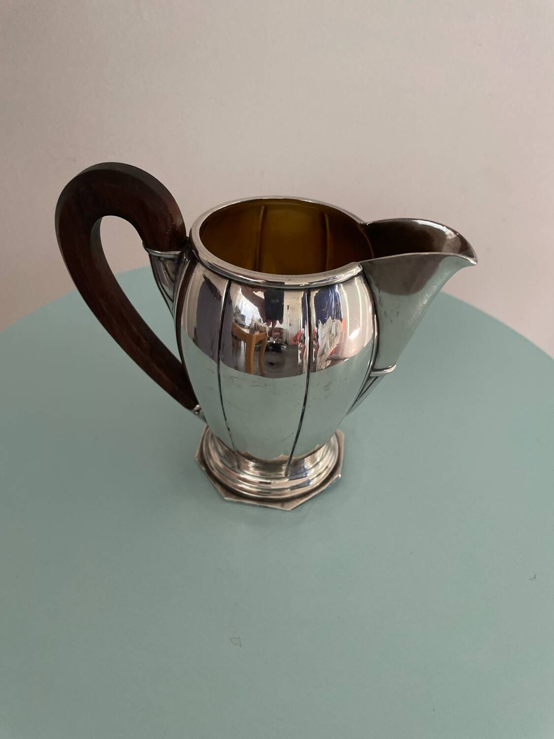 Blaise Bontempss Art Deco Silver-Plated Milk Jug