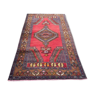 Tapis de prière turc teinture végétale 195x112cm