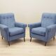 Blue armchair, Italian design, 1970s, production: Italy