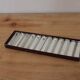 Set of 12 vintage glass knife rests – Original box – Hungary