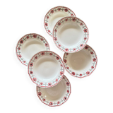 Flowered deep plates