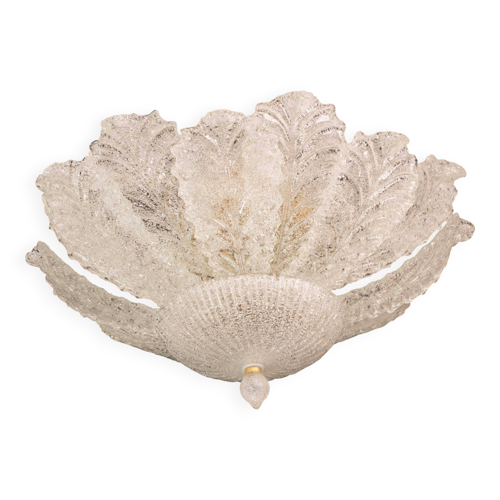 Napoli, Italian Murano Glass Ceiling Light or Flush Mount, 1970s