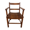 Vintage wooden armchair