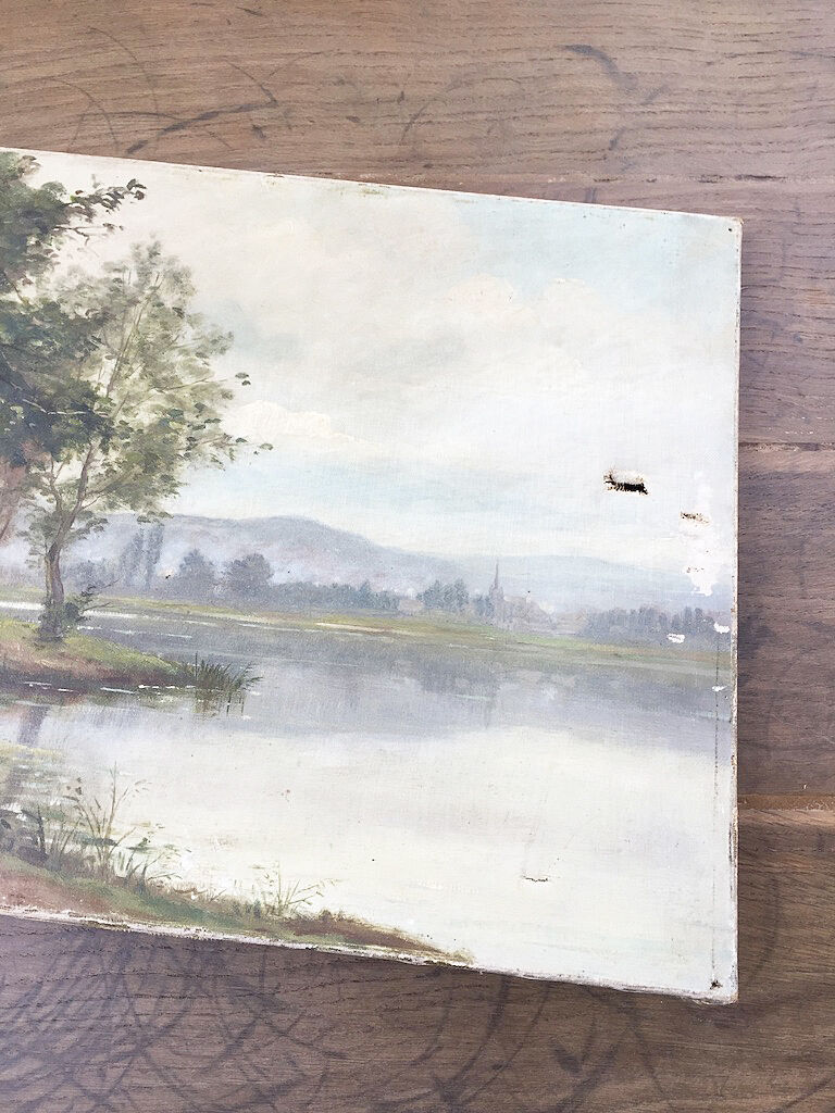 Landscape oil canvas