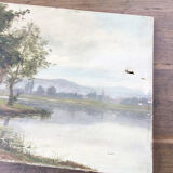 Landscape oil canvas