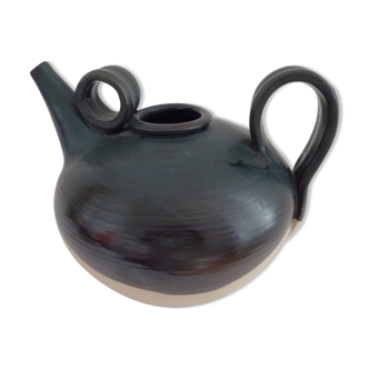 Carafe pichet en céramique signé