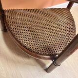Side table / end table in rattan and caning
