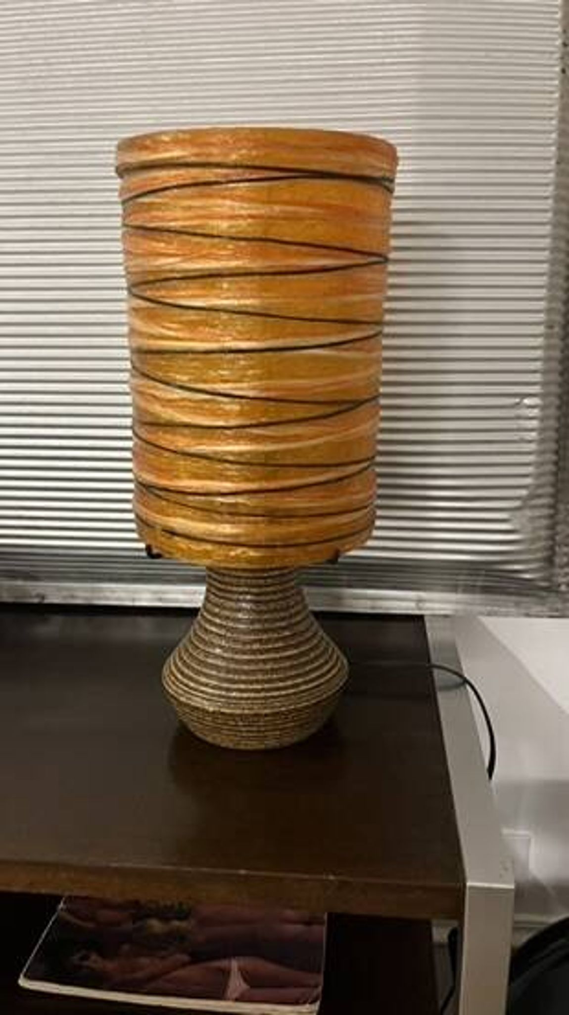 Lampe vintage en céramique Accolay