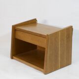 Vintage oak wall bedside, 1950