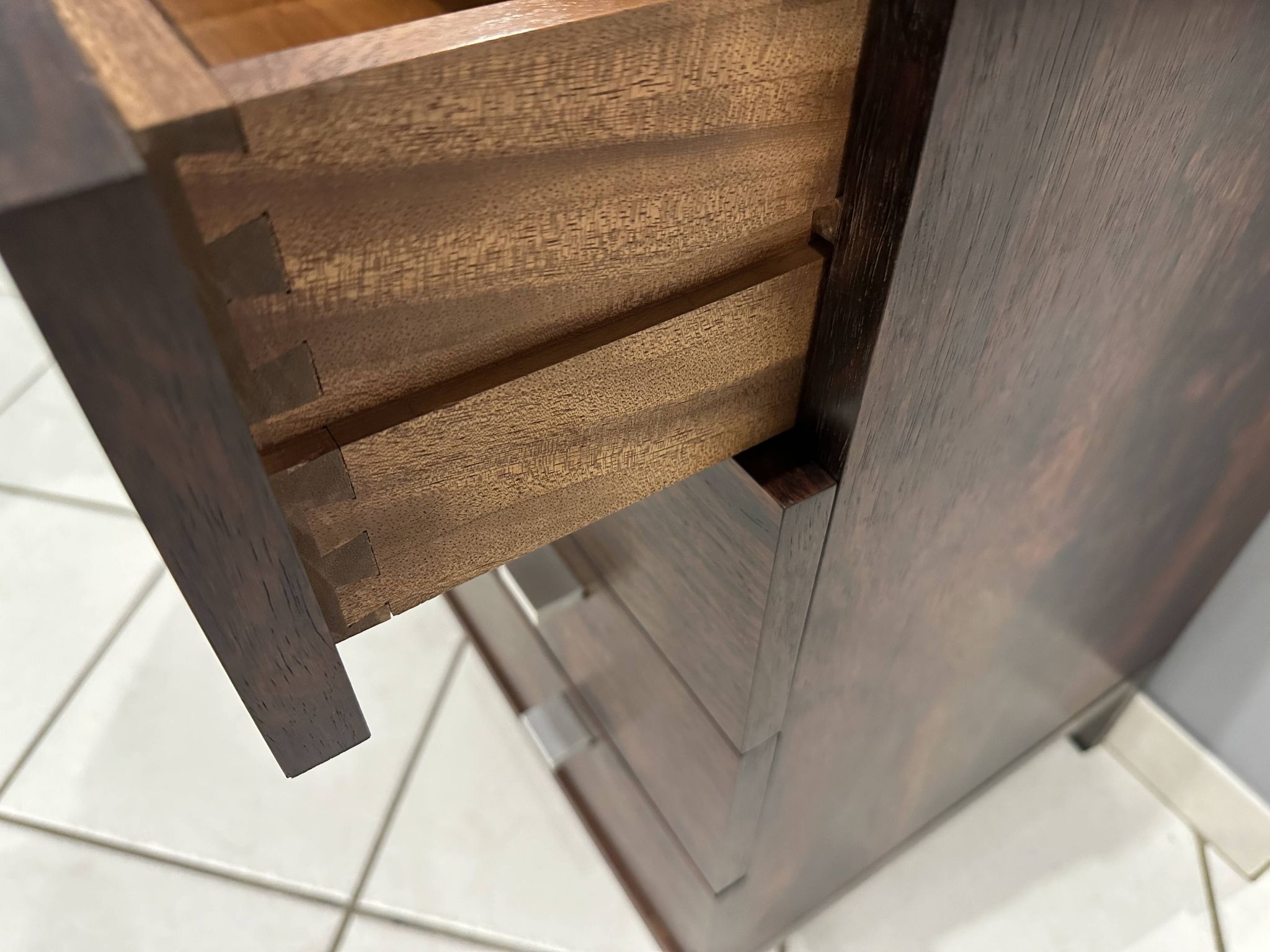Scandinavian chest of drawers rosewood Denmark 1960